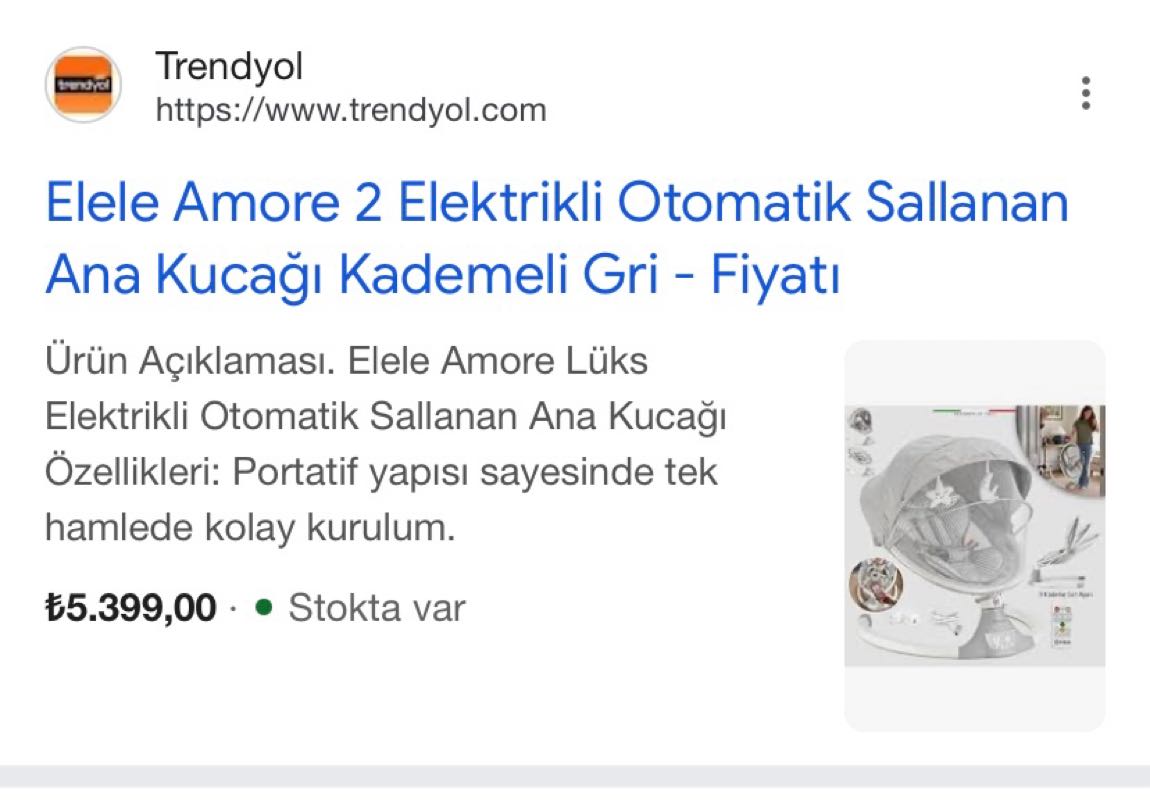 AMORE 2 ELELE Otomatik Ana Kucağı — görsel 9/9