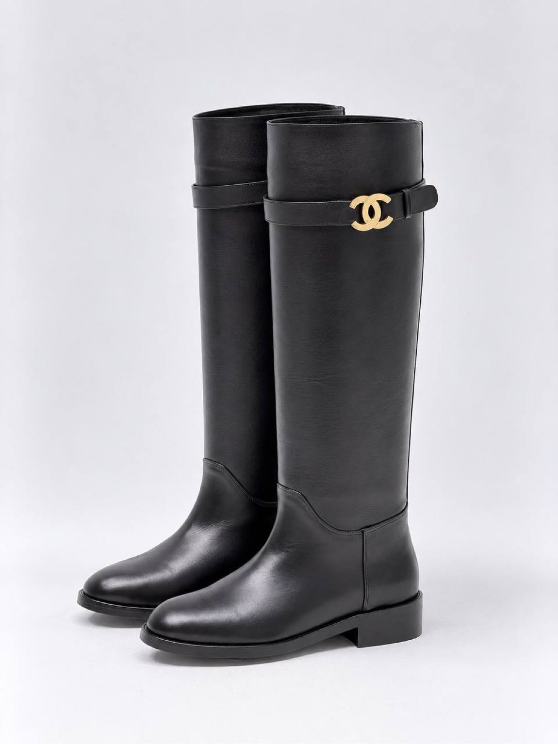 Chanel Siyah Deri Çizme 36-41 arası — görsel 3/8