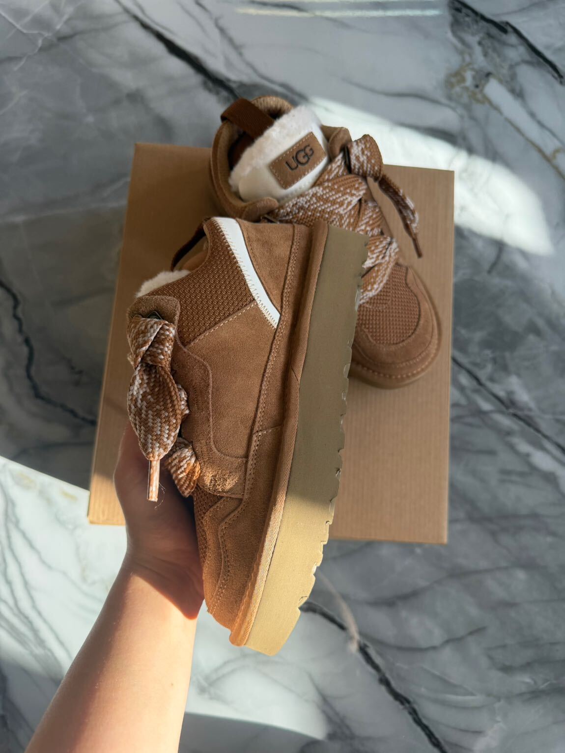 Ugg Taba Spor Ayakkabı — görsel 5/5