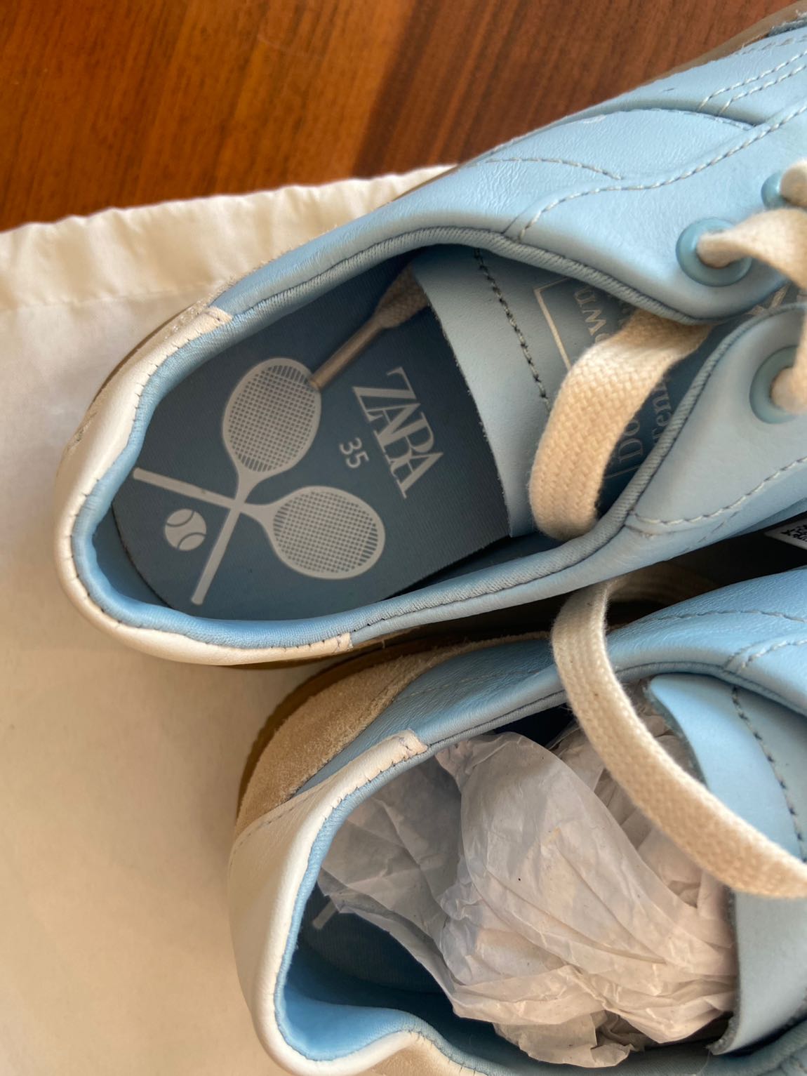 Zara %100 deri Sneaker — görsel 6/11