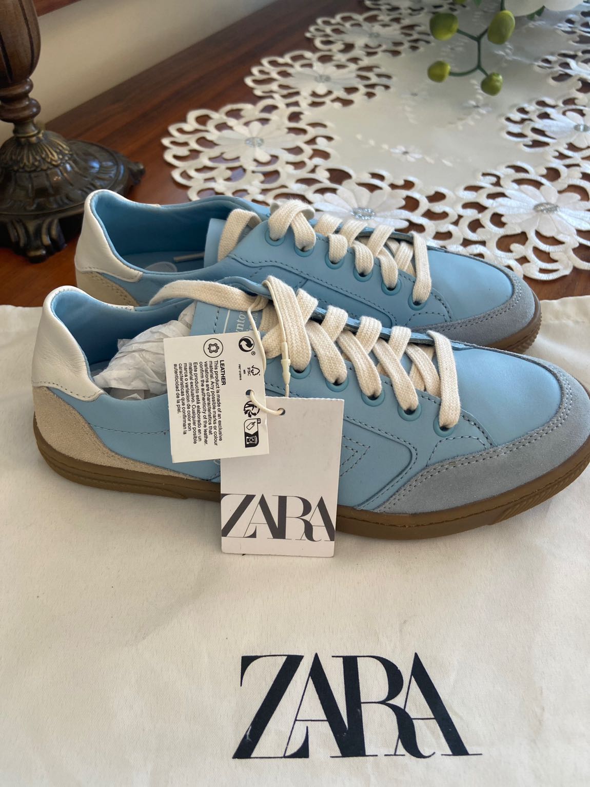 Zara %100 deri Sneaker — görsel 9/11