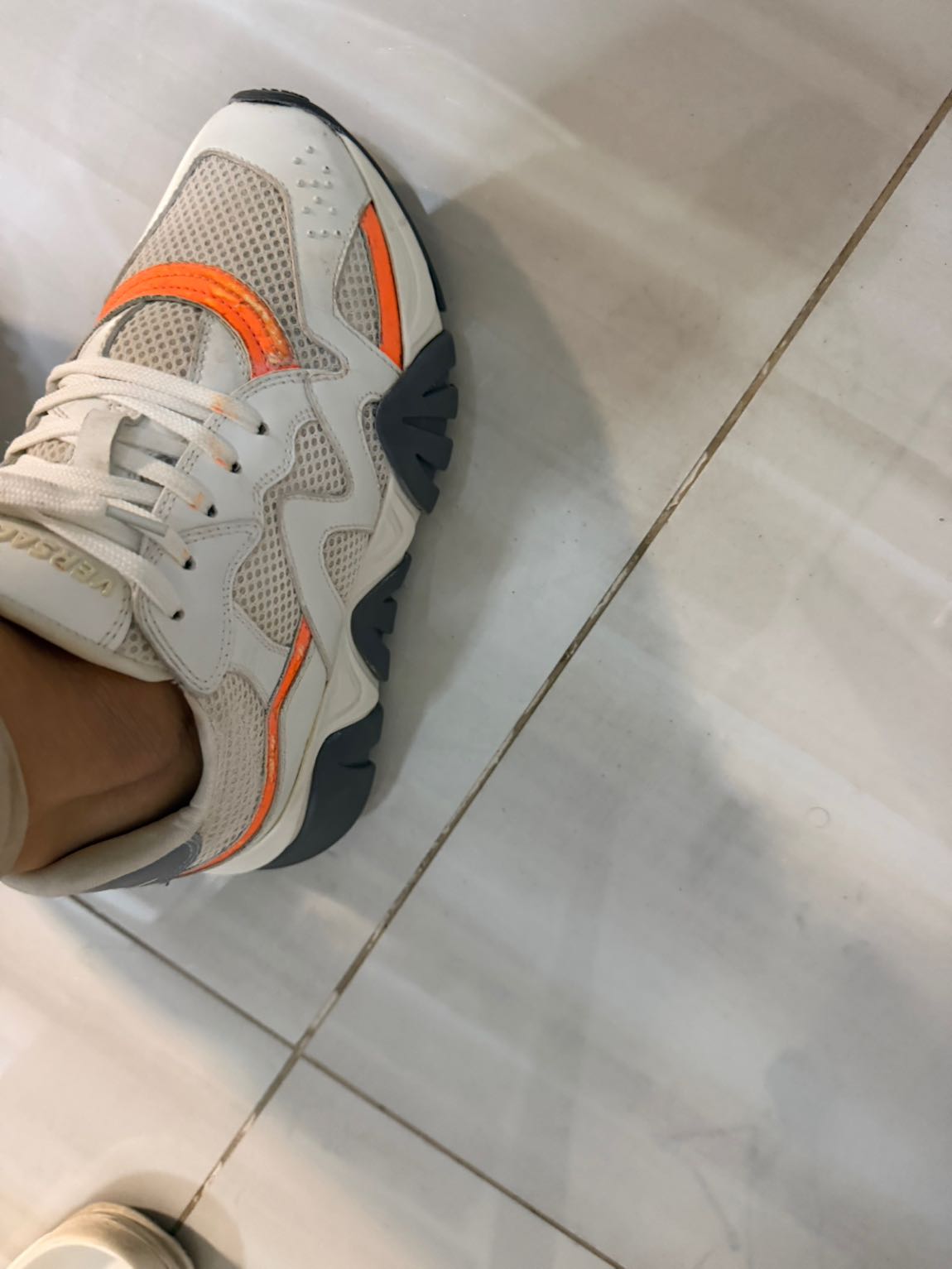 Versace Beyaz Turuncu Sneaker — görsel 8/11