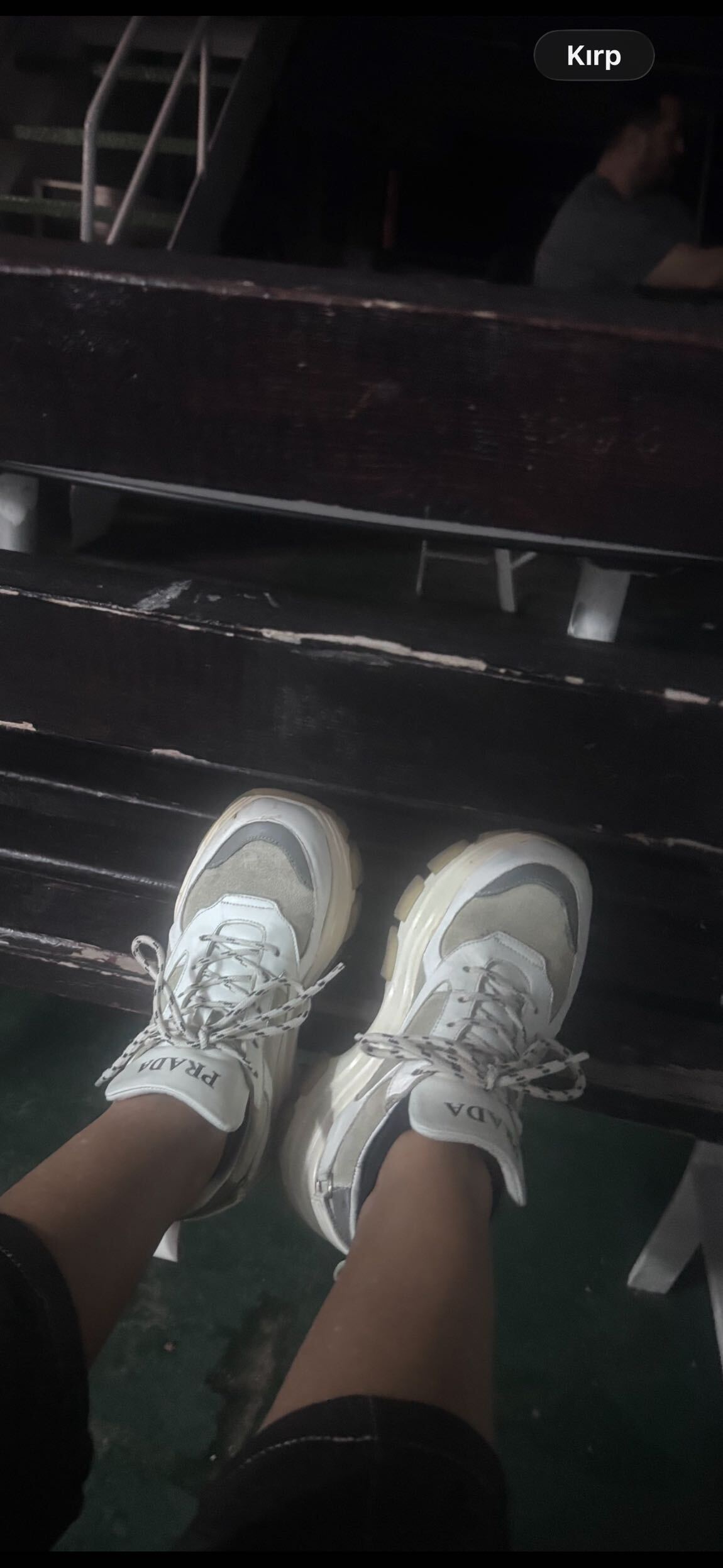 Orijinal Prada Beyaz Sneaker — görsel 8/9
