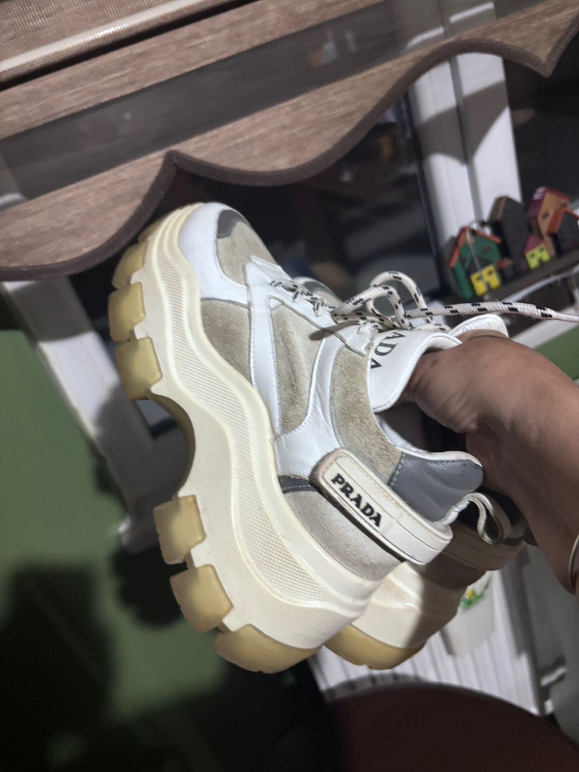 Orijinal Prada Beyaz Sneaker — görsel 7/9