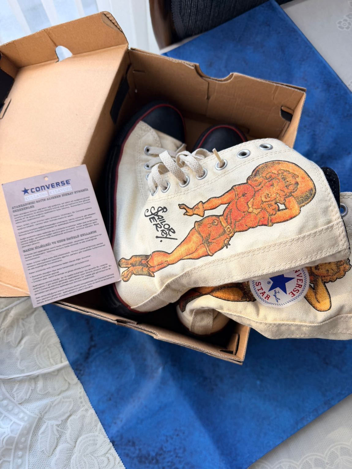 Converse Sailor Jerry özel seri ayakkabı — görsel 6/9