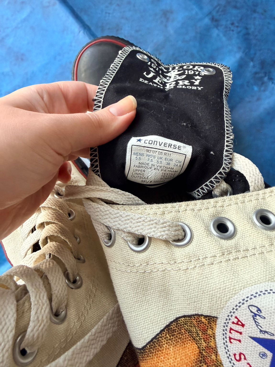 Converse Sailor Jerry özel seri ayakkabı — görsel 8/9