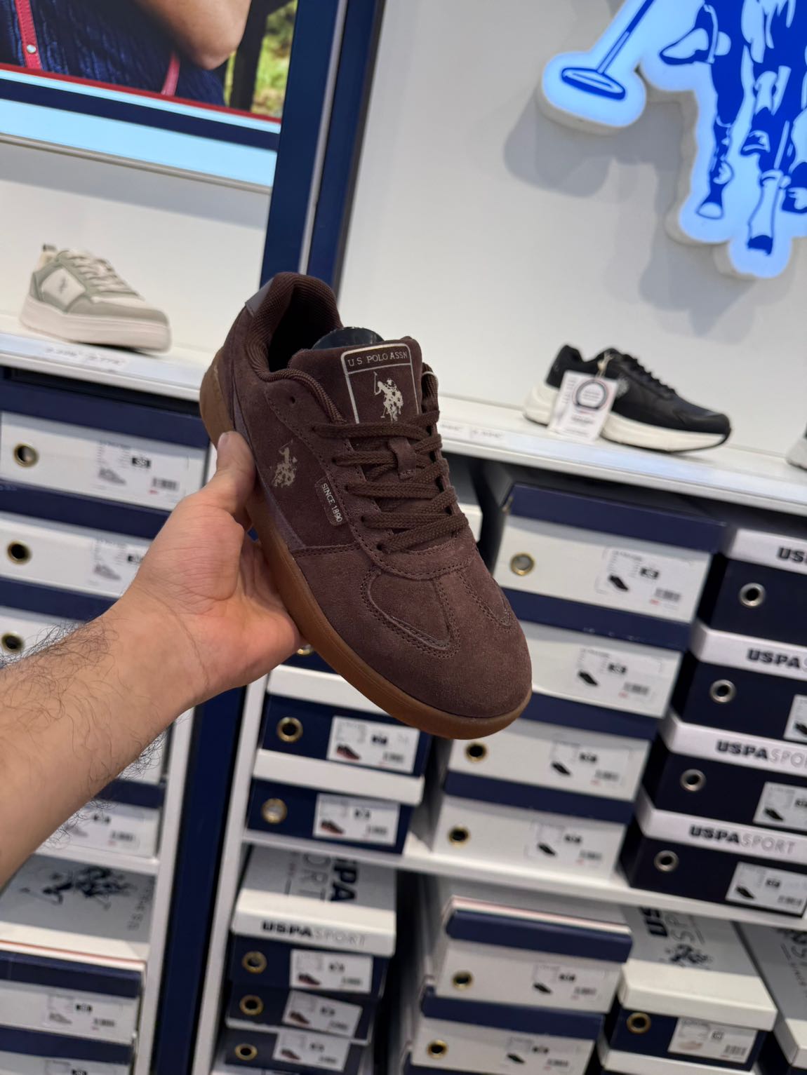 U.S. Polo Assn. Kahverengi Sneaker — görsel 3/4