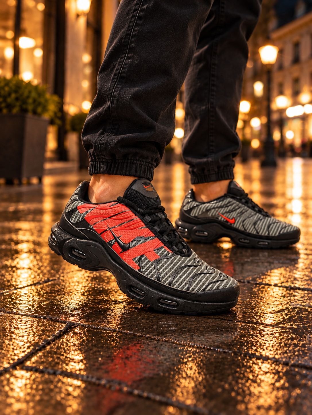 Nike Air Max Plus TN Kırmızı Gri Erkek — görsel 3/3
