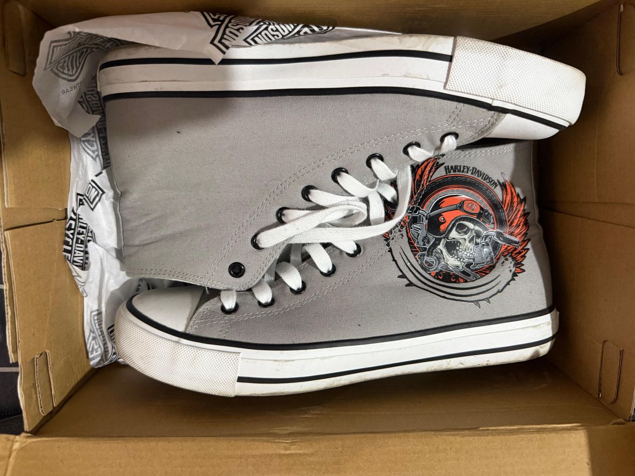 Harley Davidson Gri Sneaker — görsel 2/2