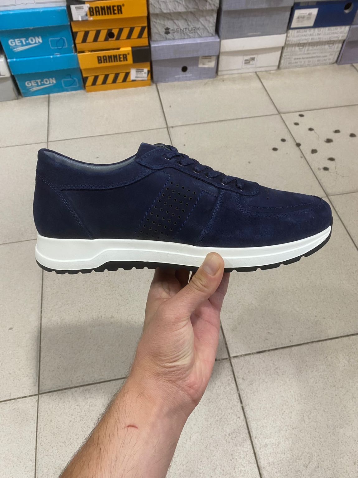 Erkek süet hakiki deri sneaker — görsel 4/4