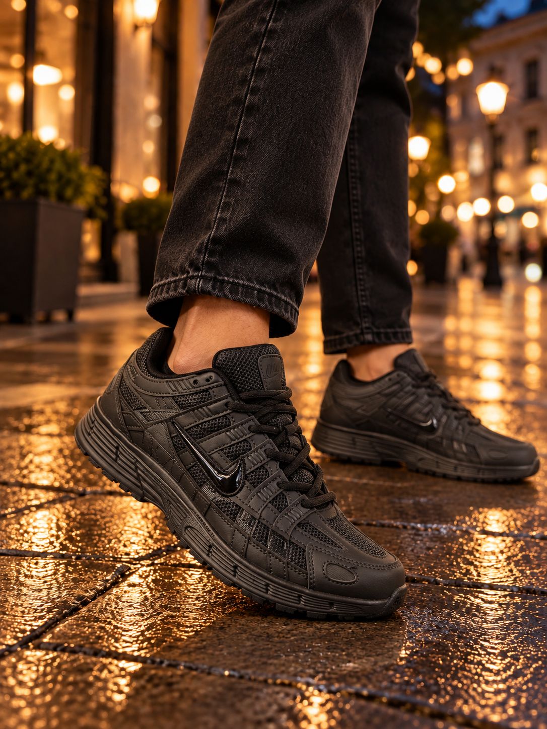 Nike P-6000 Triple Black Siyah Erkek — görsel 2/3
