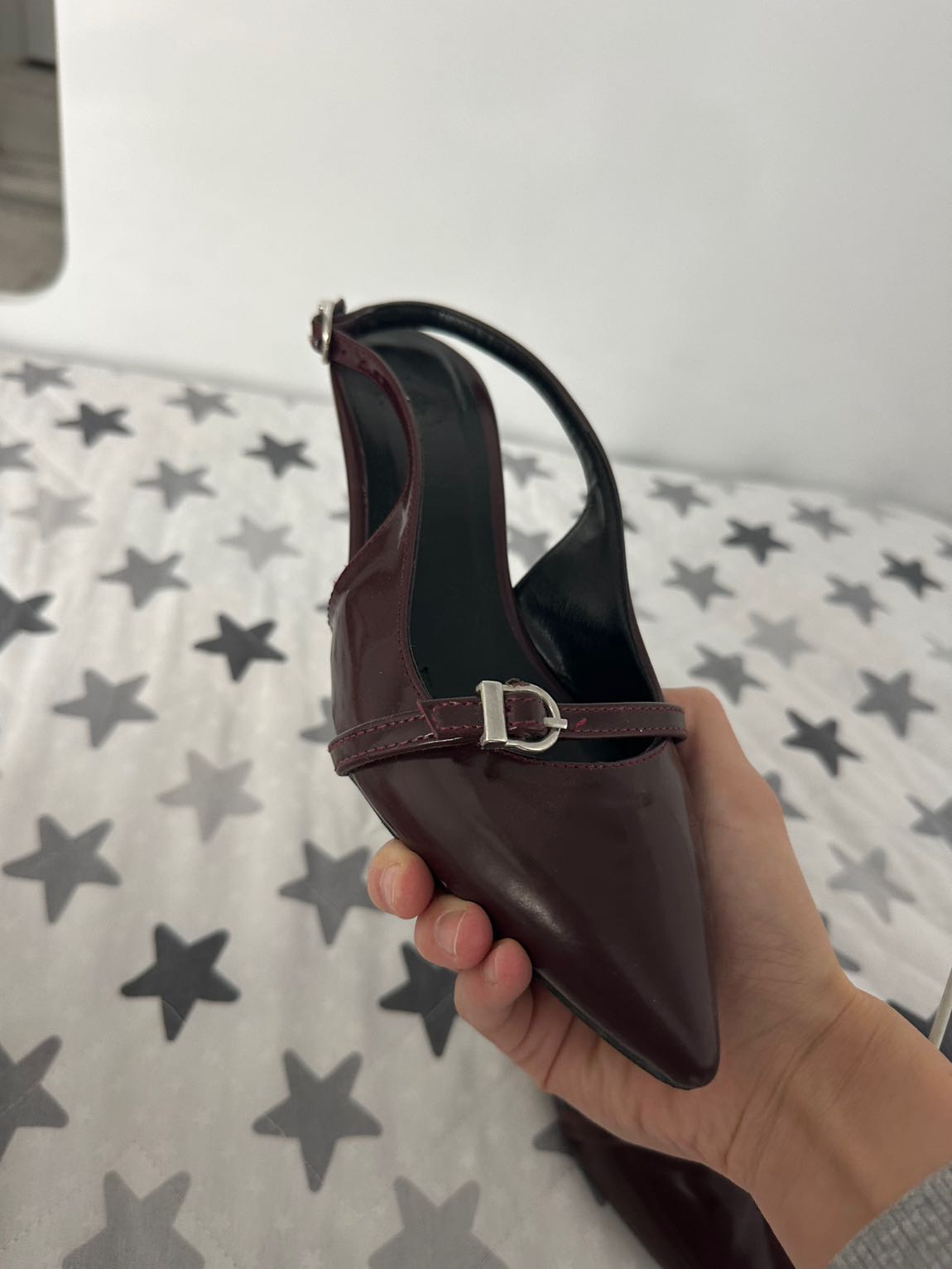 Bordo Topuklu Ayakkabı — görsel 2/3