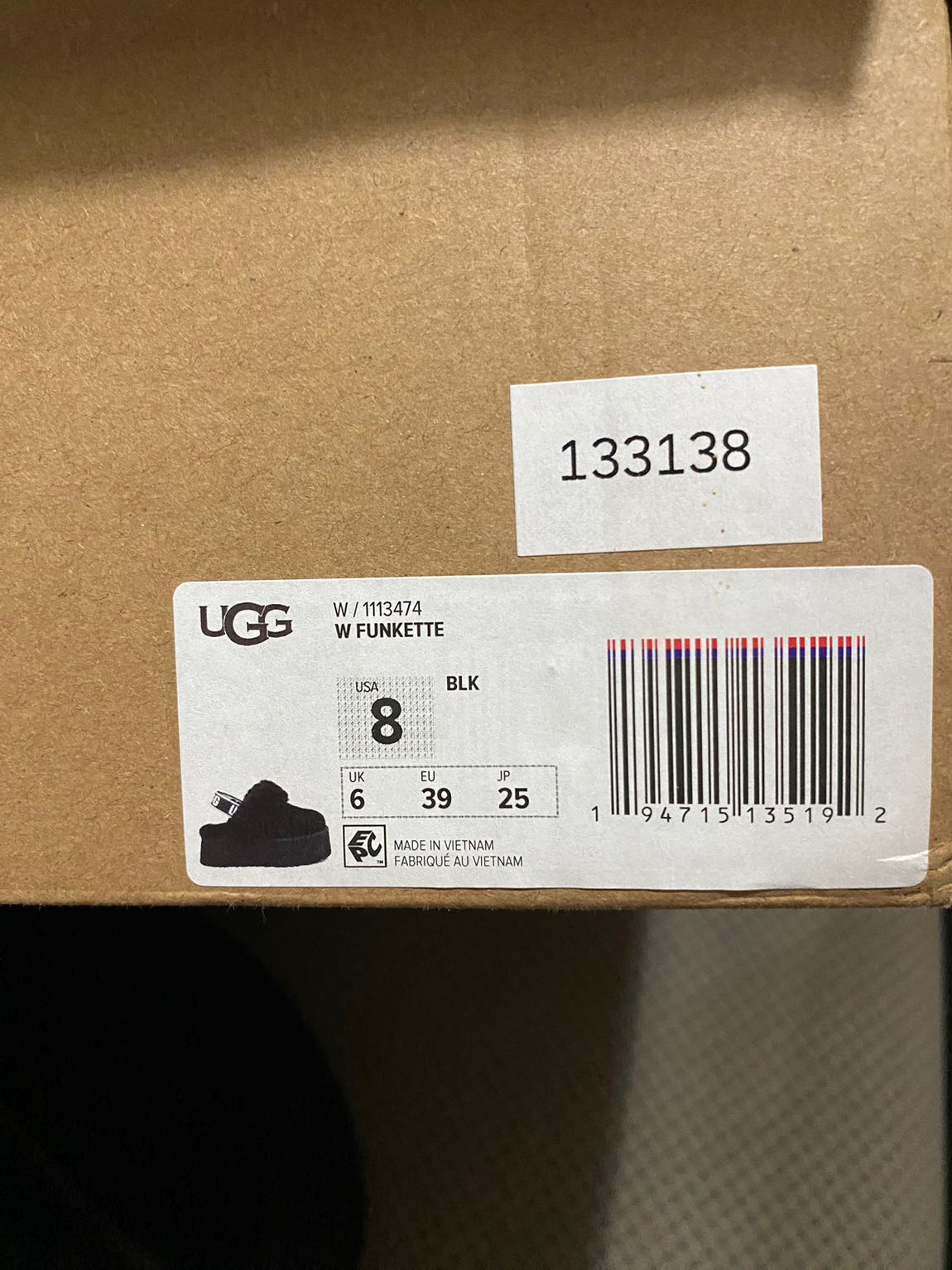 Ugg Siyah Platform Terlik — görsel 6/7