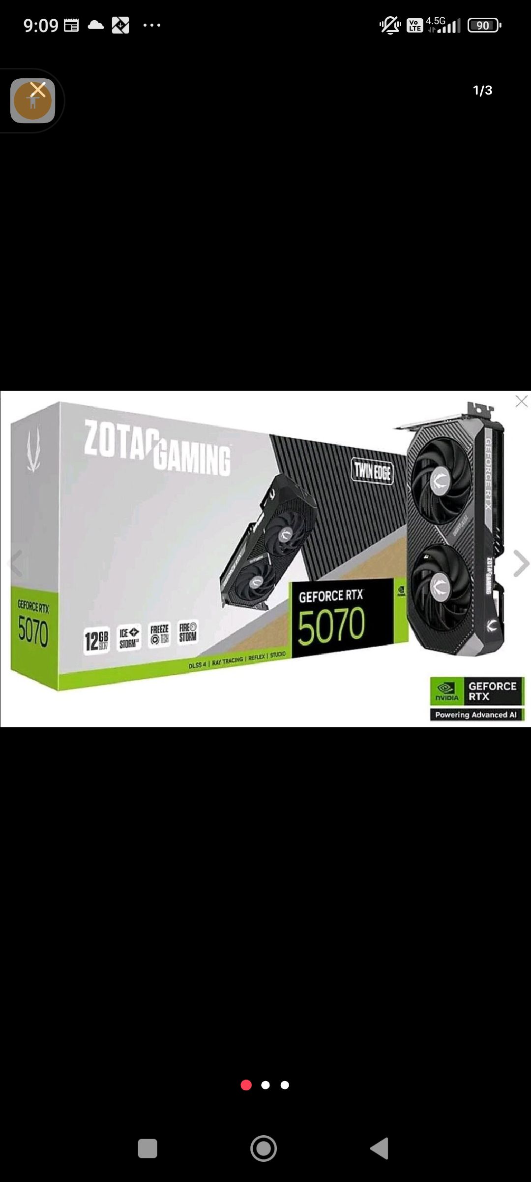 Zotac Gaming GeForce RTX 5070 — görsel 2/3