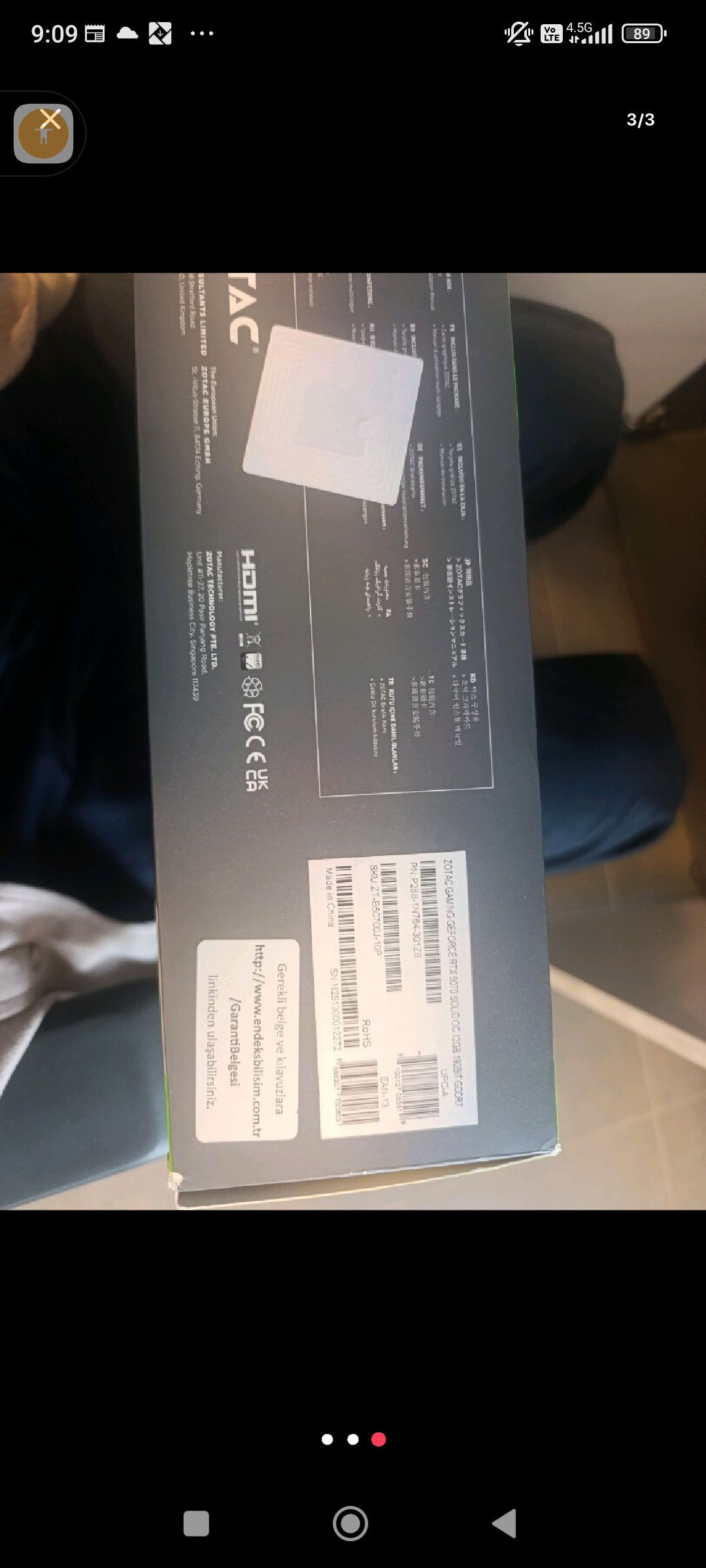 Zotac Gaming GeForce RTX 5070 — görsel 3/3