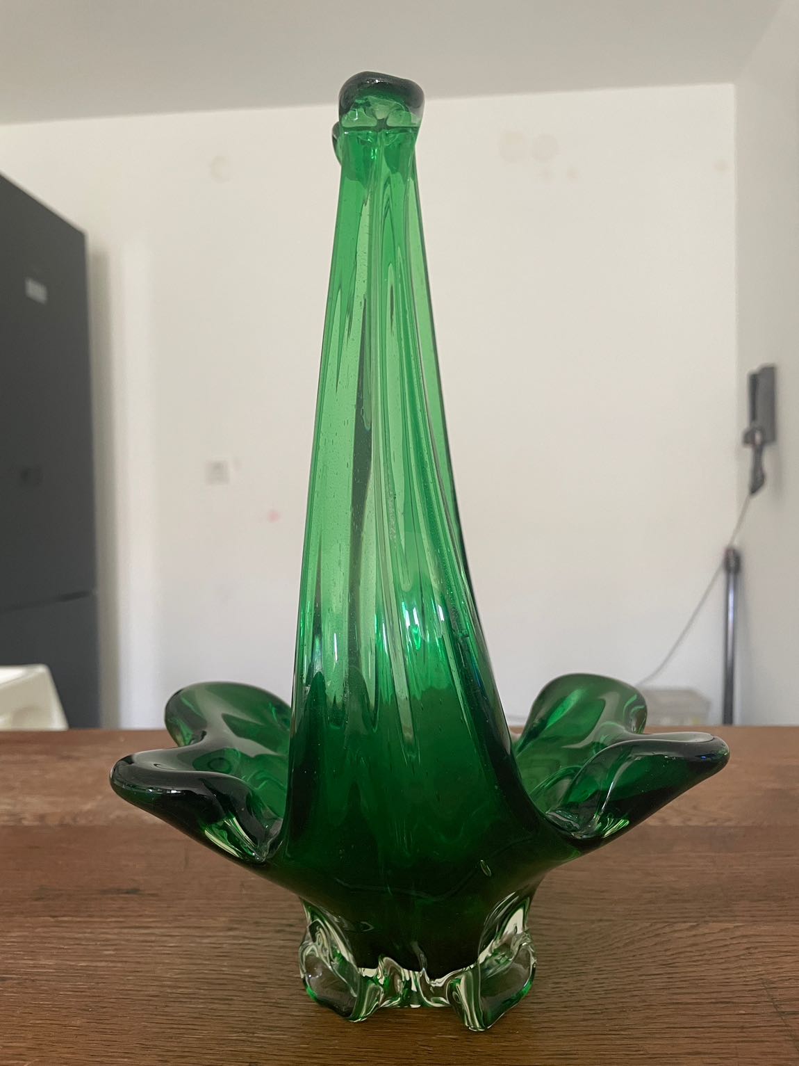 Murano Tarzı Yeşil Cam Şekerlik — görsel 2/5