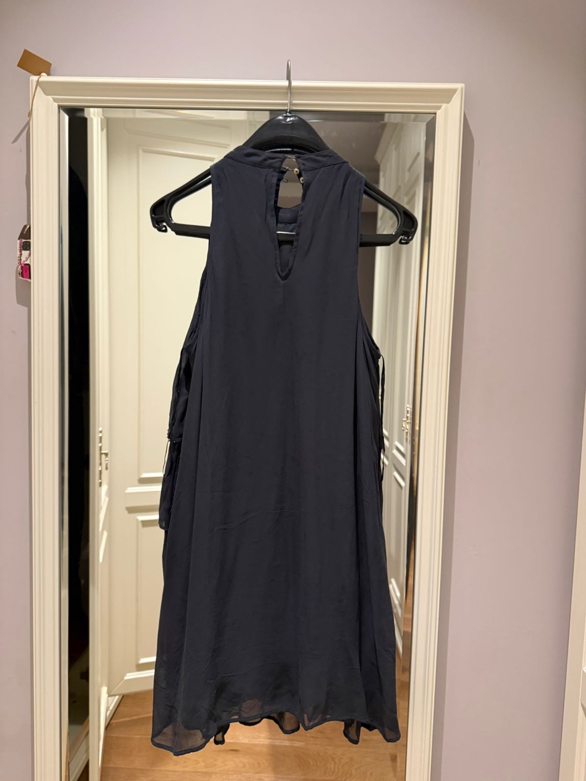 Zara Basic Siyah Katmanlı Gece elbisesi — görsel 3/3