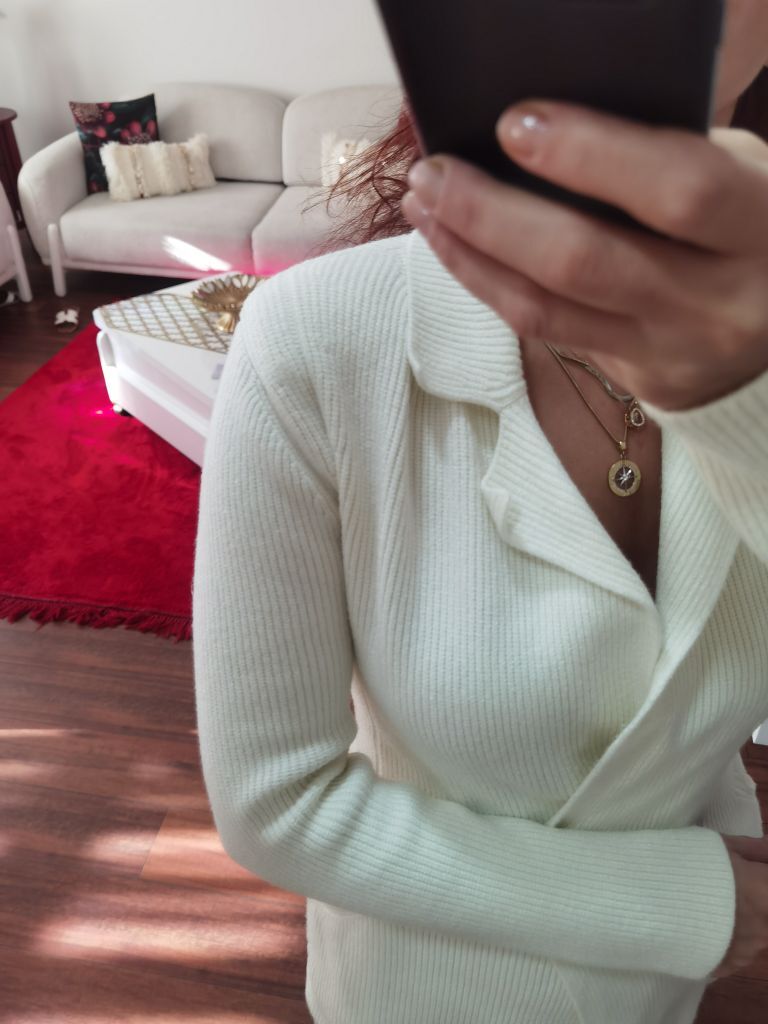 Krem Blazer Ceket — görsel 7/7