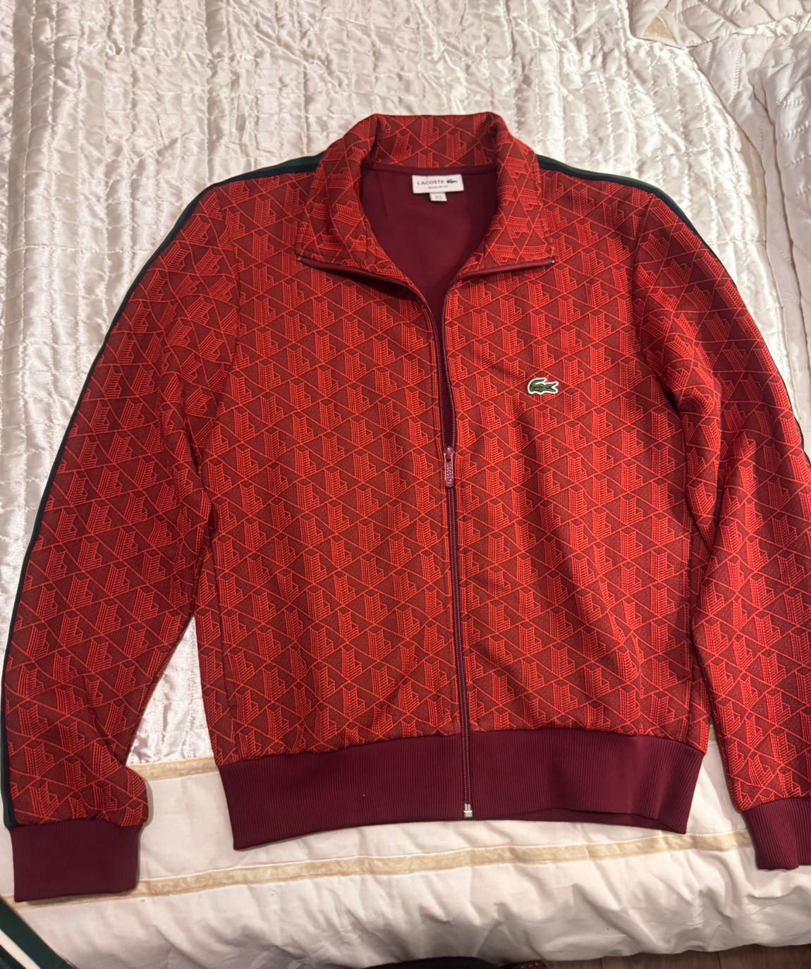 Lacoste Monogram Des.Fermuarlı sweat — görsel 5/9