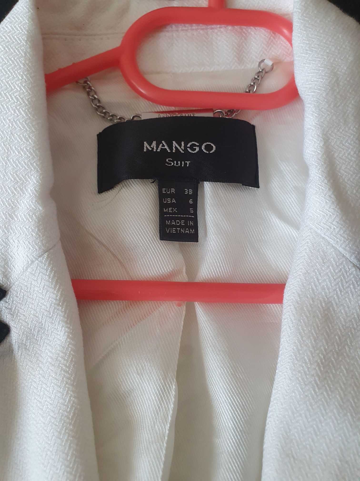 Mango Beyaz Ceket — görsel 4/5
