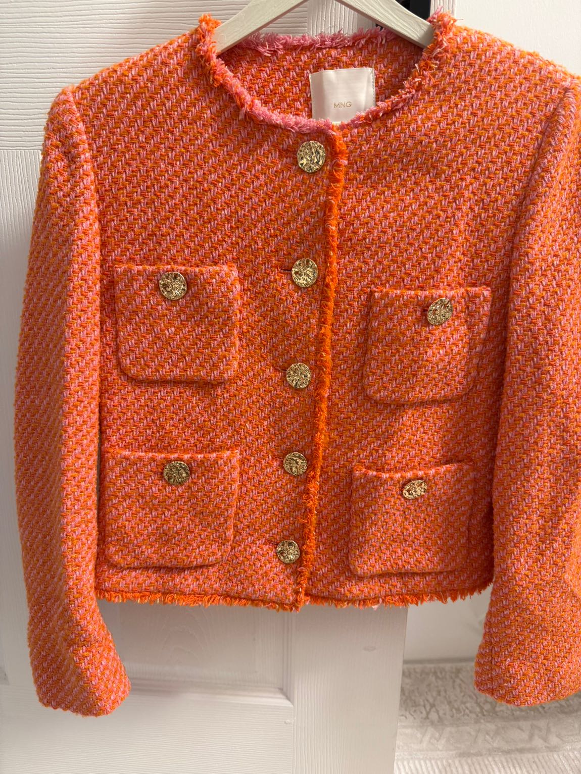 Mango Somon Tweed Ceket — görsel 7/7