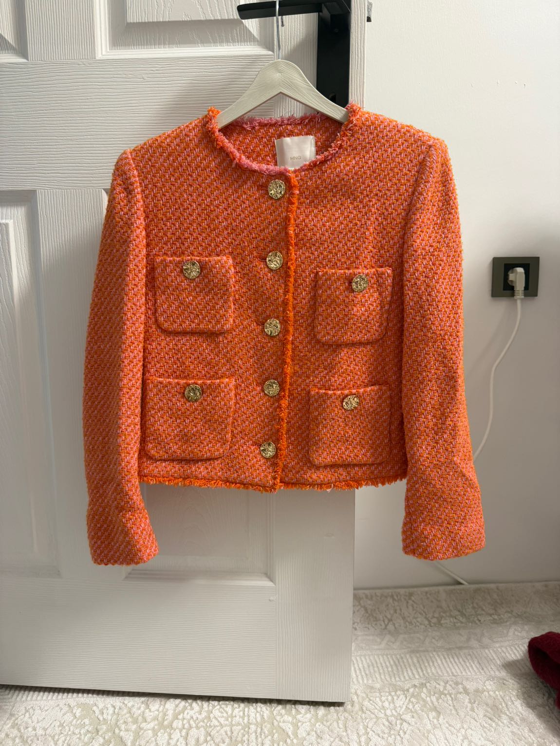 Mango Somon Tweed Ceket — görsel 4/7