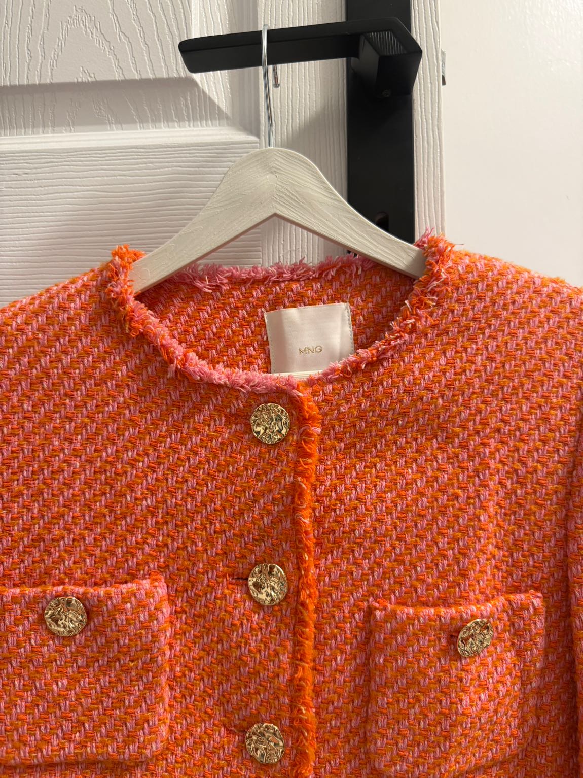 Mango Somon Tweed Ceket — görsel 5/7