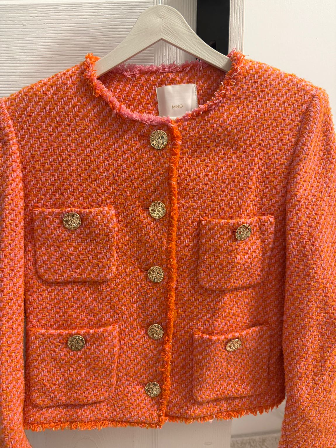 Mango Somon Tweed Ceket — görsel 6/7