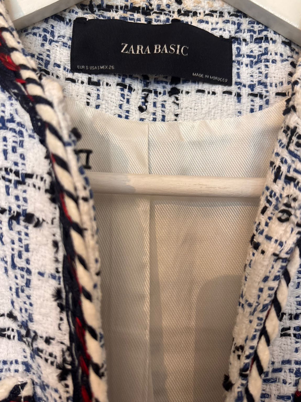 Zara Chanel Model Ceket S beden — görsel 3/5