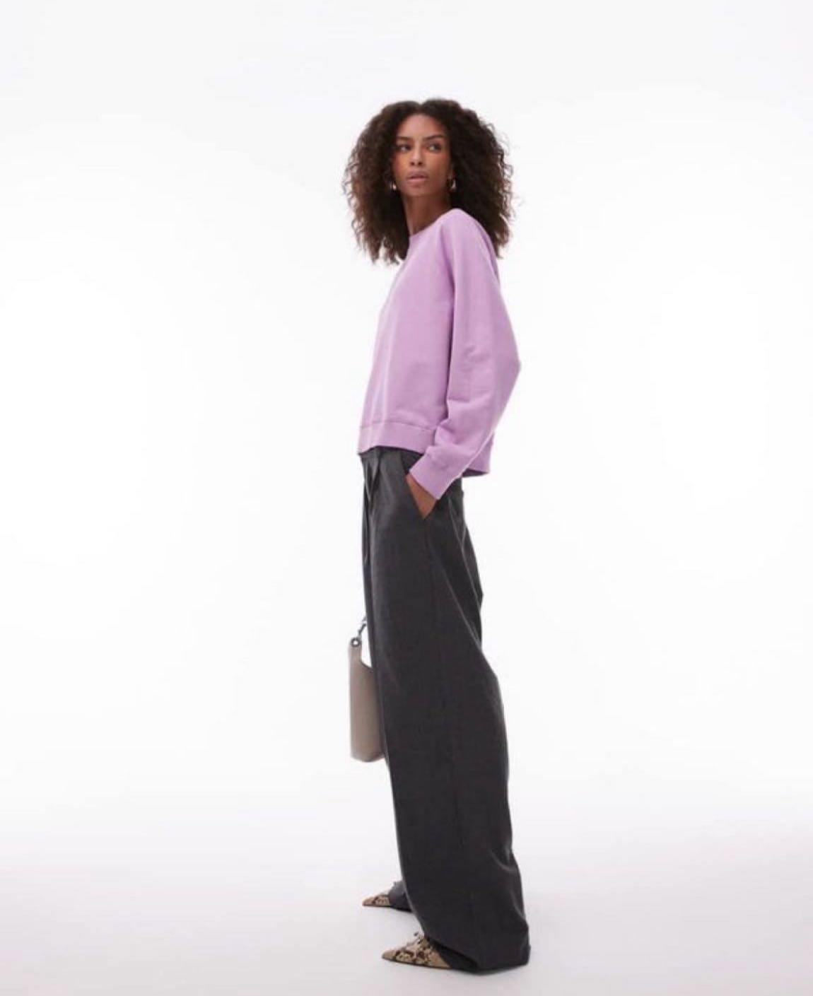 Arket Lila Sweatshirt Xs S M L — görsel 5/6