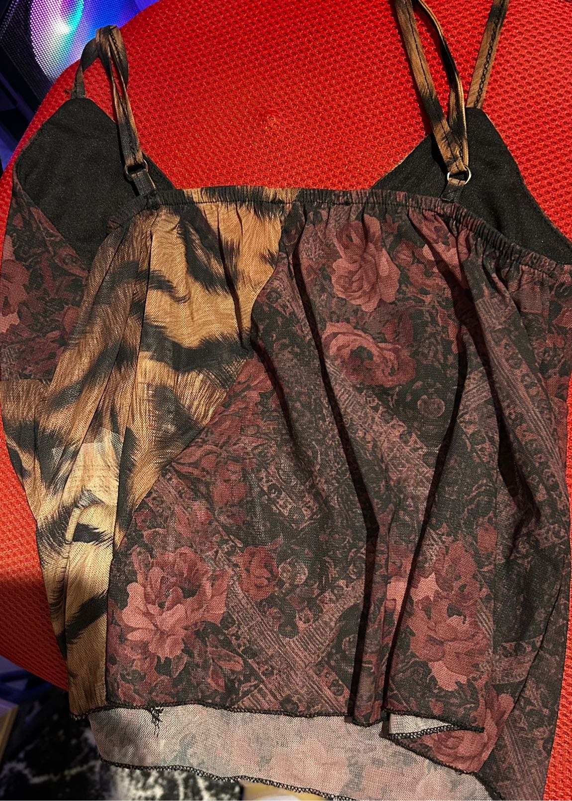Desenli Crop Bluz — görsel 2/2
