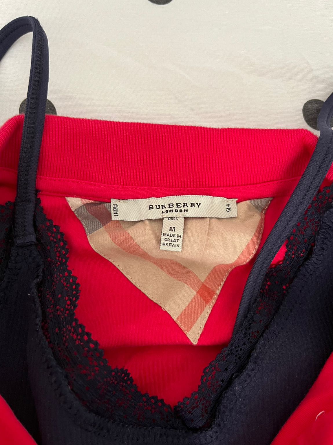 burberry 00s polo yaka fitted uzun kollu — görsel 2/7