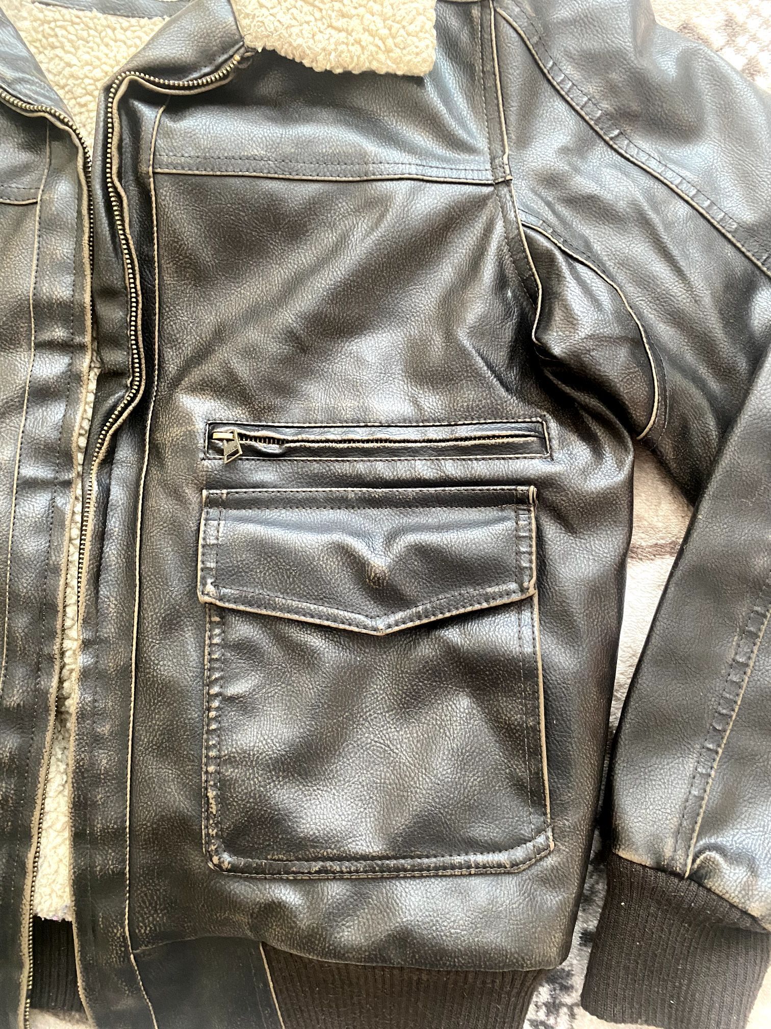 Levi's bomber deri ceket — görsel 3/8