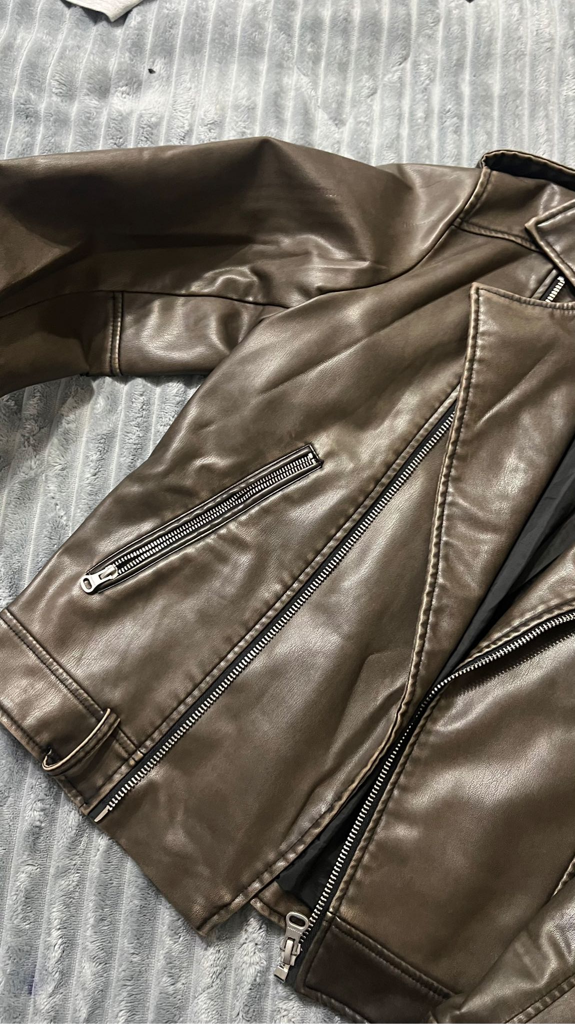 Pull & Bear Deri Ceket — görsel 4/10