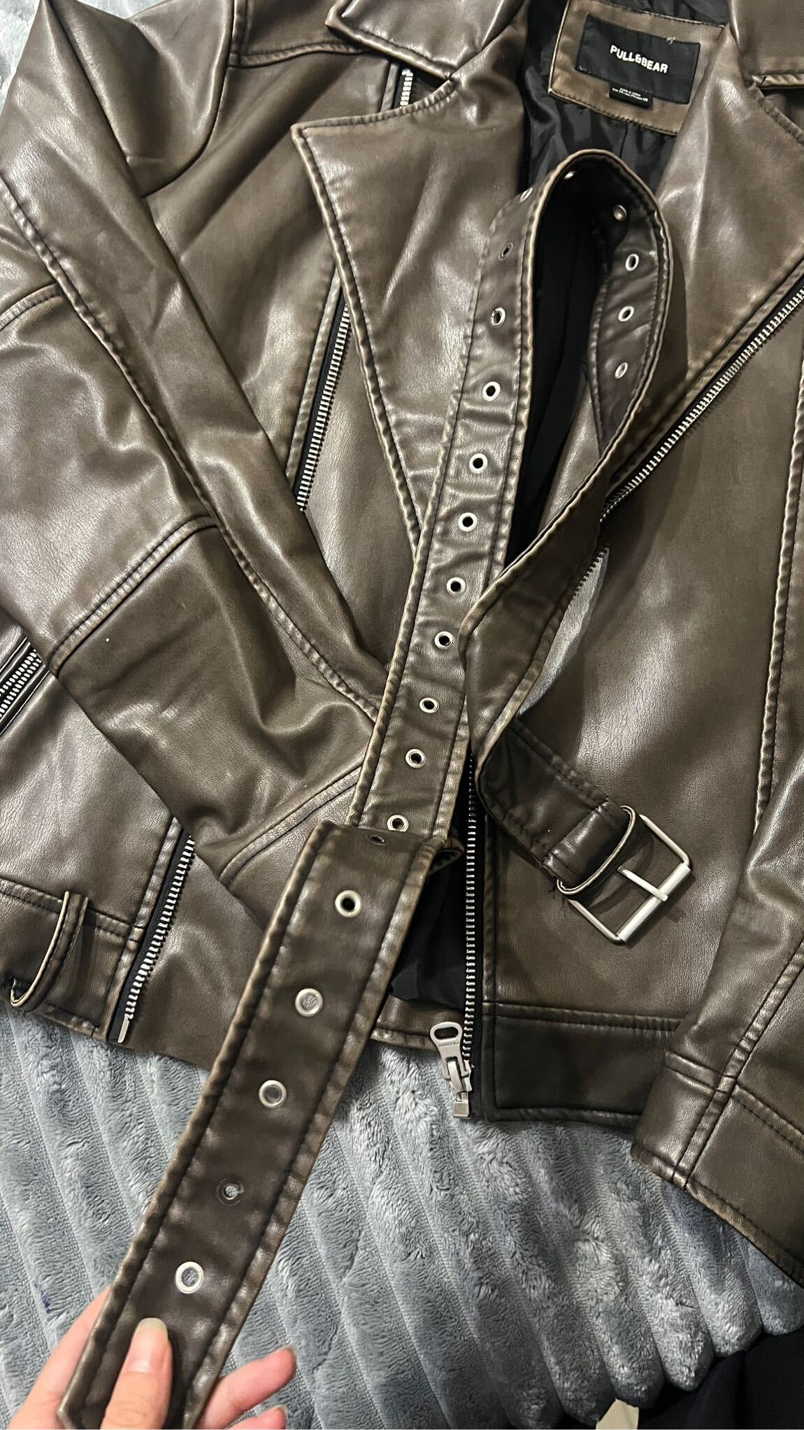 Pull & Bear Deri Ceket — görsel 6/10