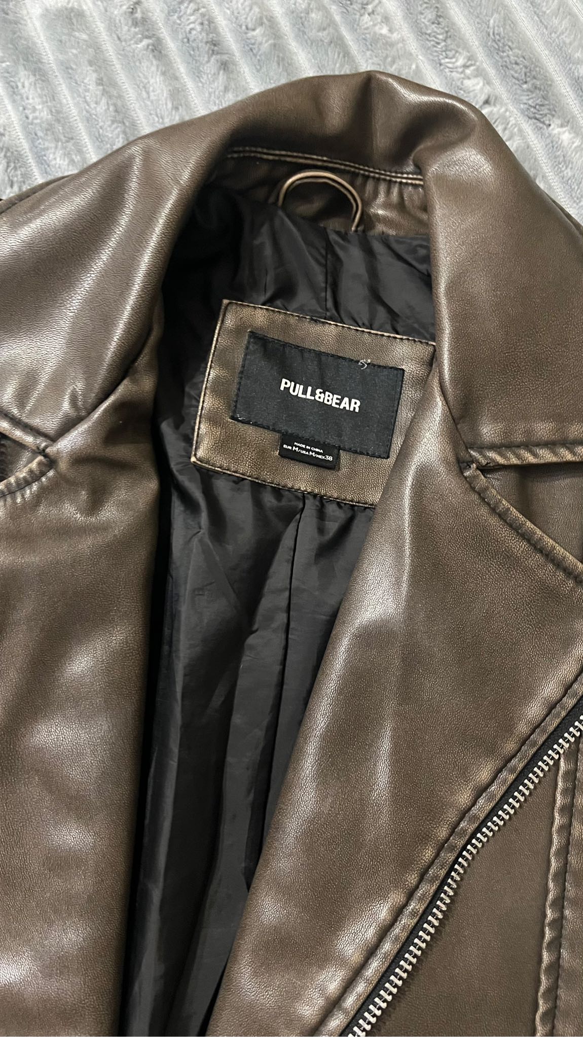 Pull & Bear Deri Ceket — görsel 2/10