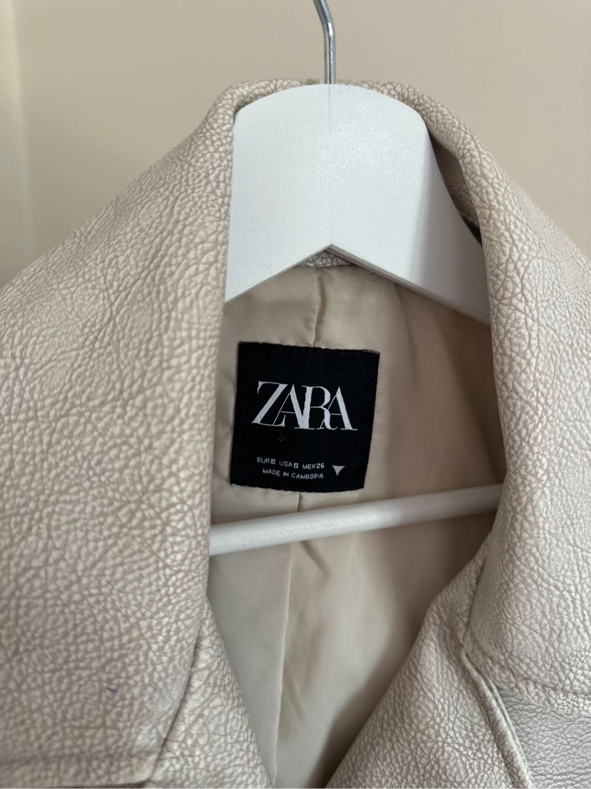 Zara deri ceket — görsel 3/6