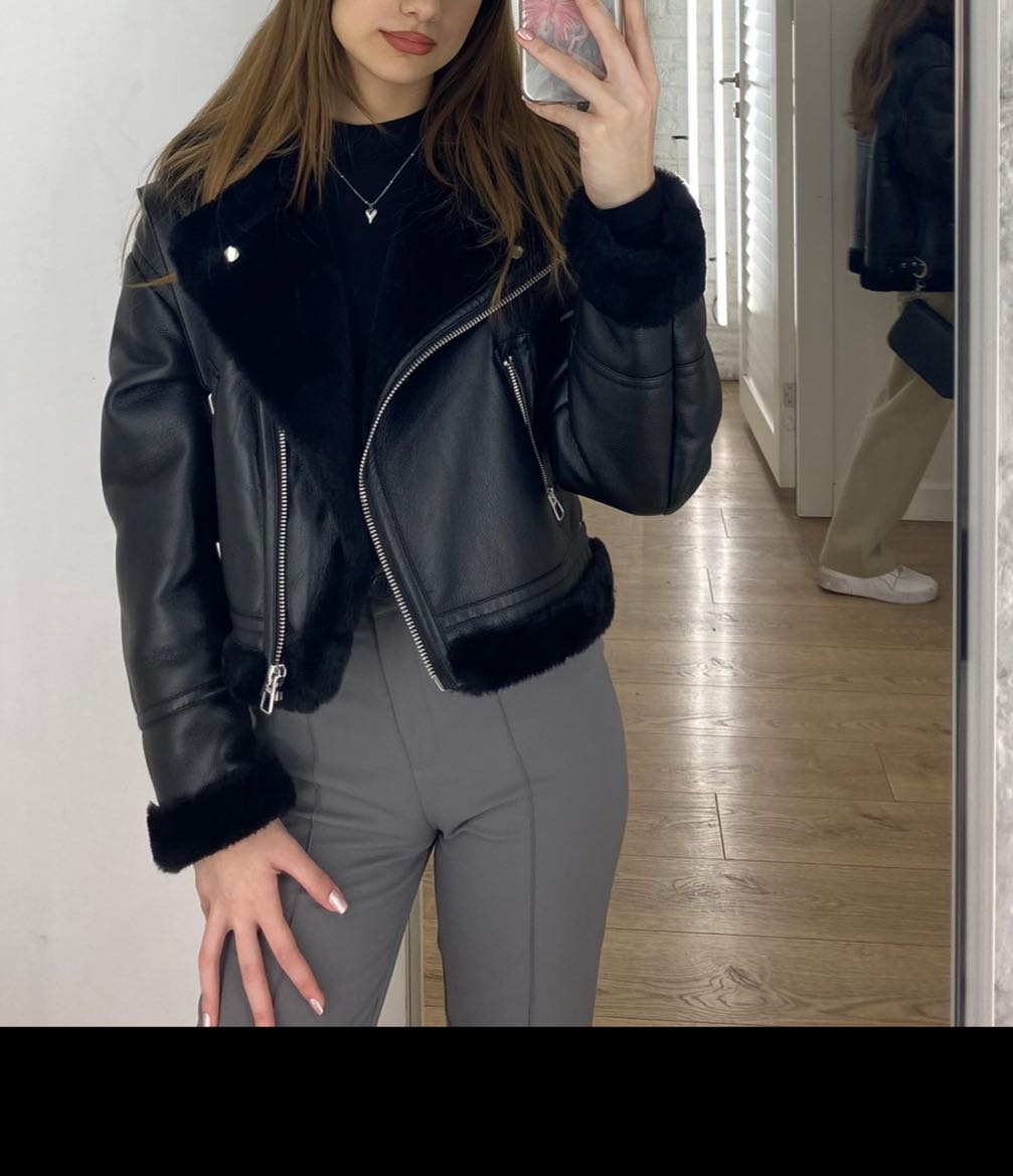 BERSHKA SUNİ KÜRK — görsel 3/7