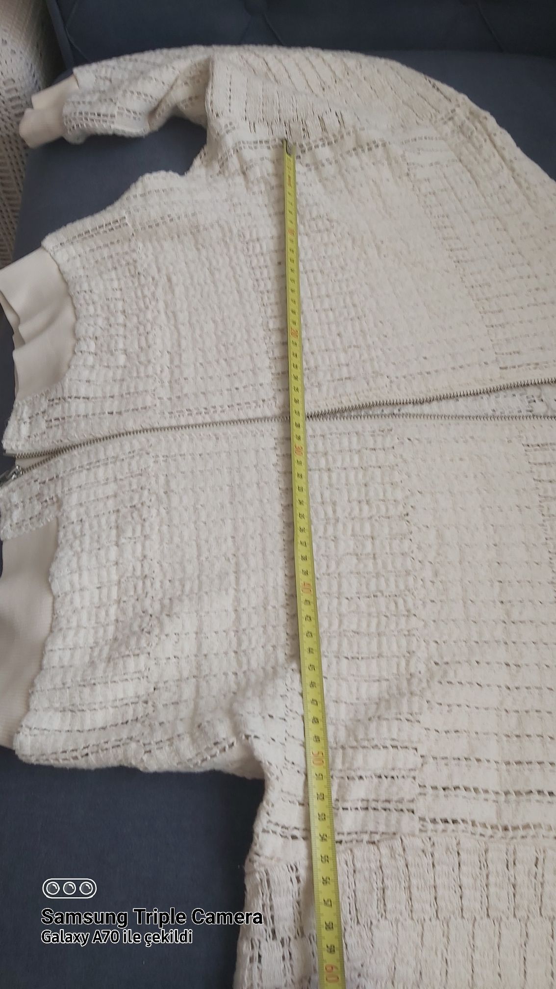 Zara Bej Bomber Ceket — görsel 7/7