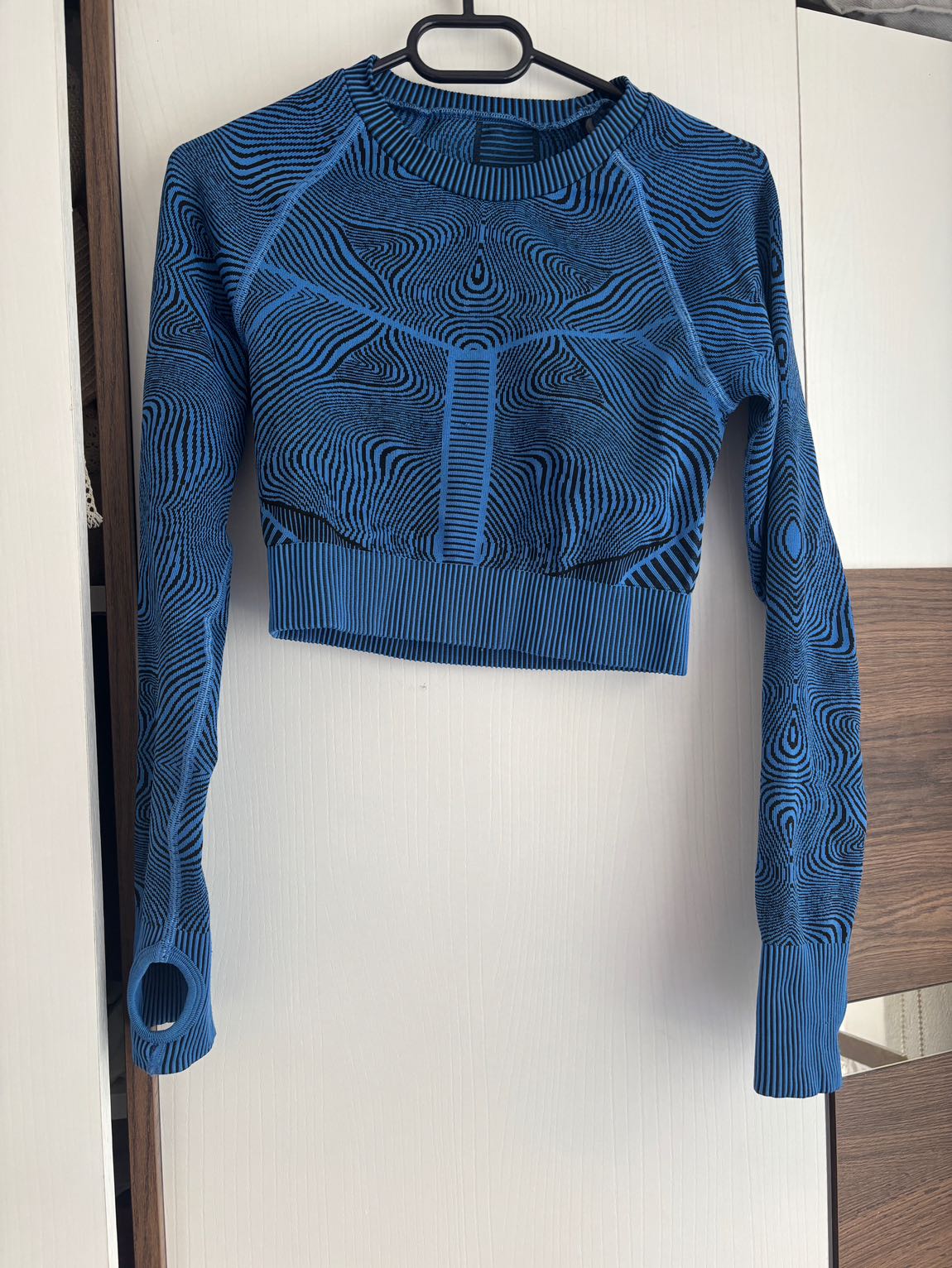 Asos 4505 lacivert siyah sporcu crop — görsel 2/4