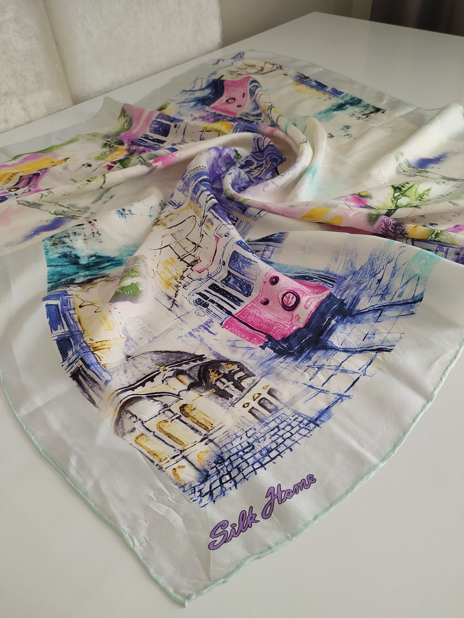 Silk Home ipek Eşarp — görsel 2/8