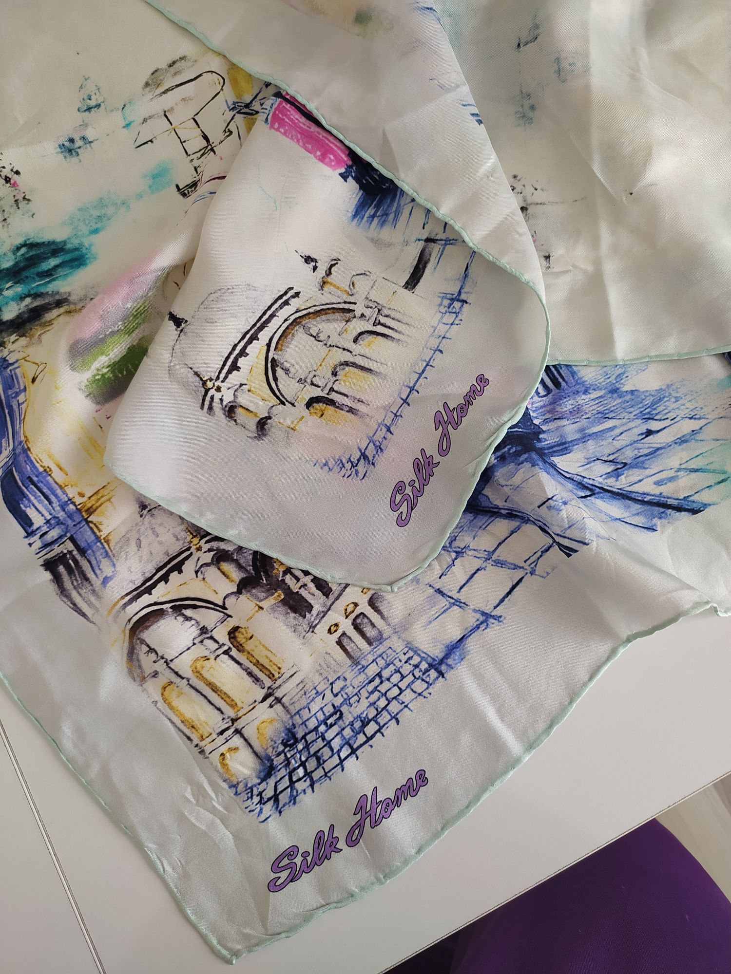 Silk Home ipek Eşarp — görsel 6/8