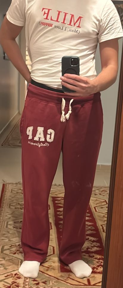 Bordo Gap California Y2K Sweatpants — görsel 7/7