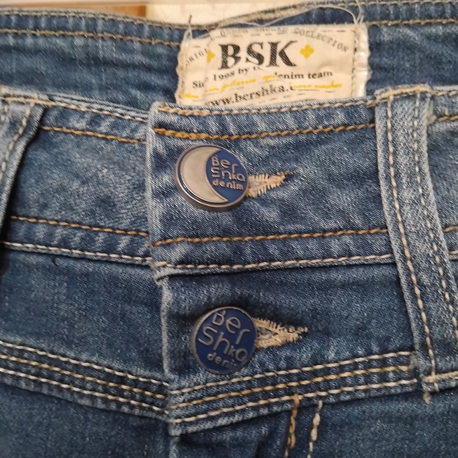 Vintage Bershka Mini Kot Etek 2000S Y2K — görsel 3/5