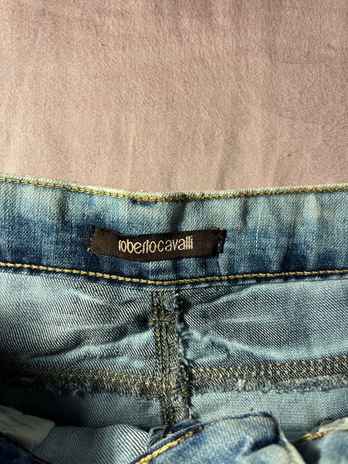 Roberto Cavalli 2000s Mini Kot Etek — görsel 2/4