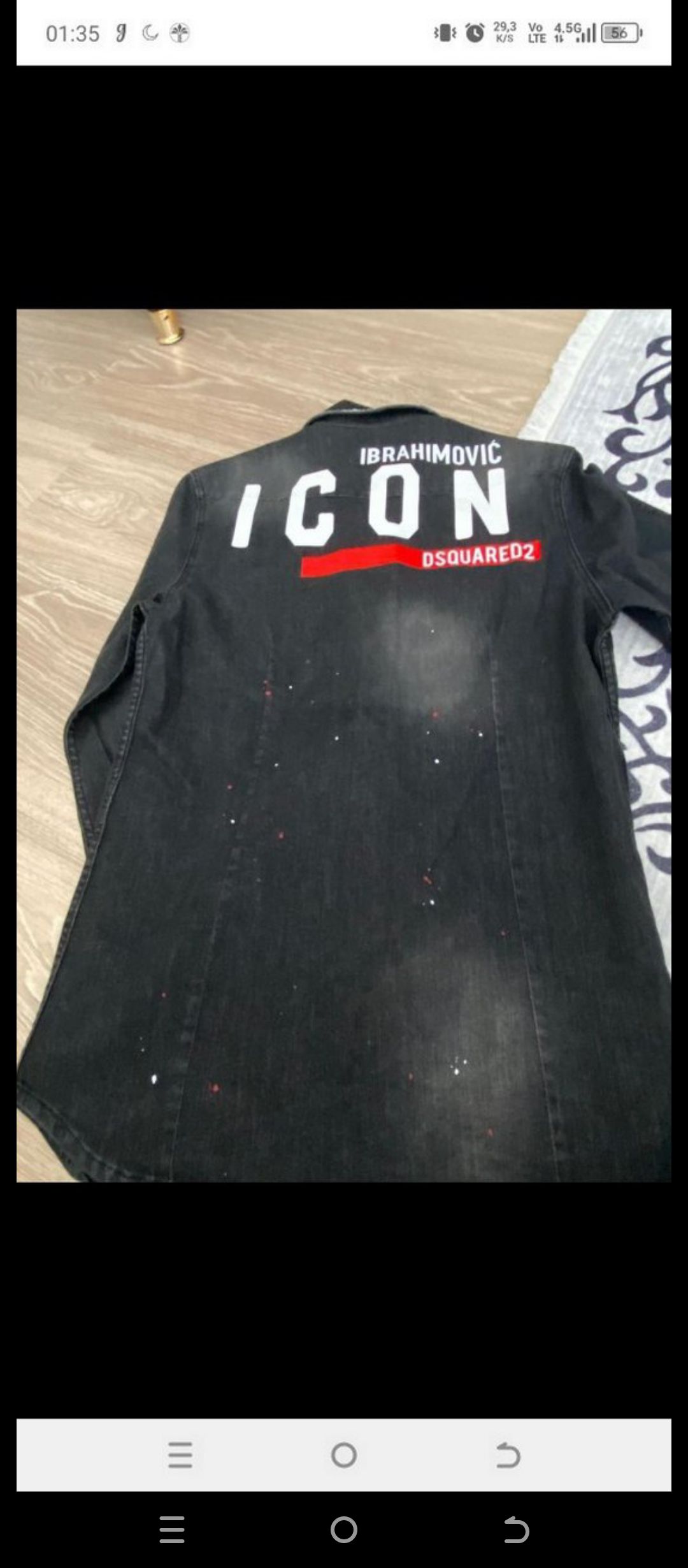 Dsquared2 Siyah Kot Gömlek — görsel 6/7