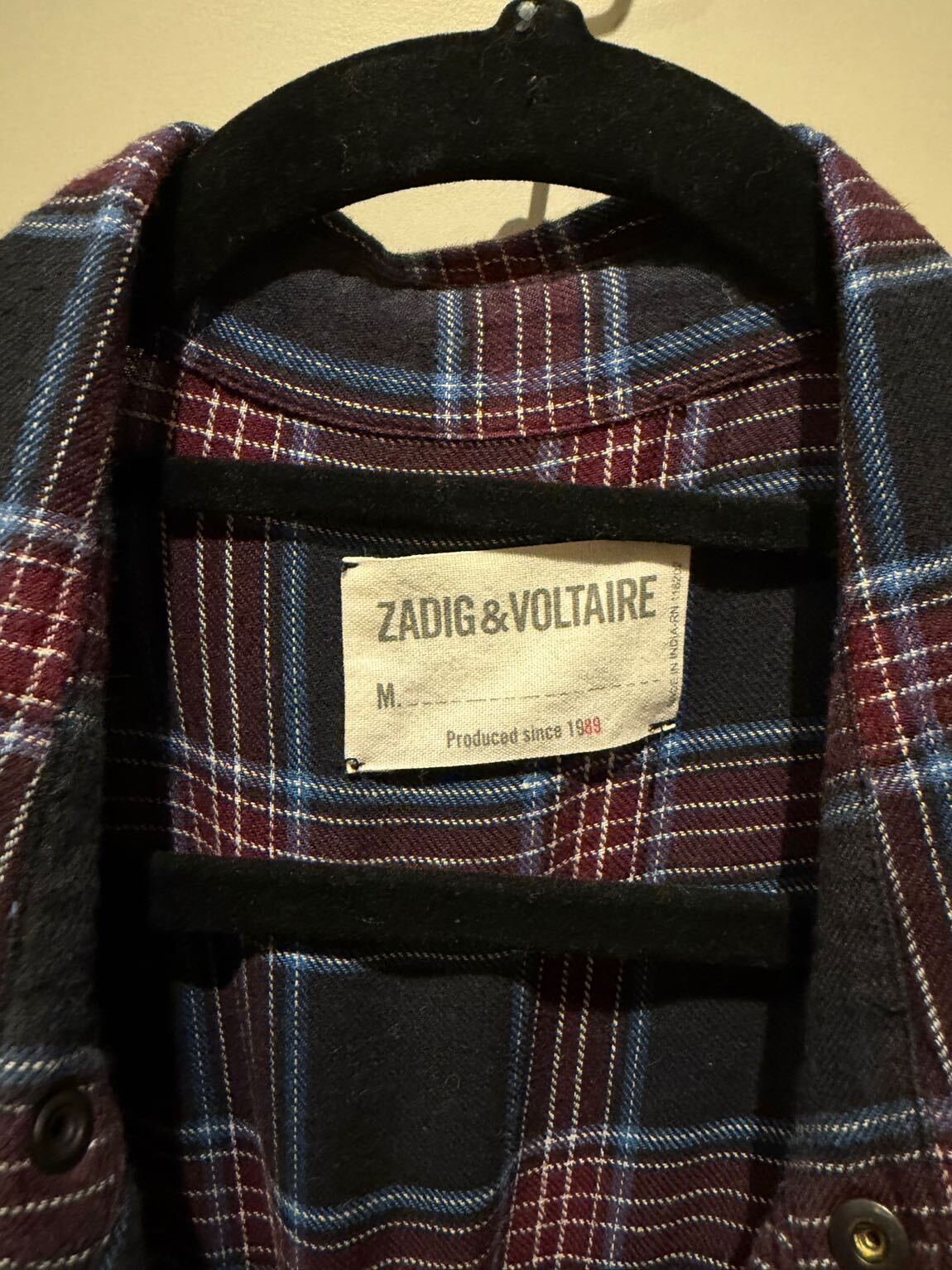 Zadig & Voltaire Ekose Gömlek — görsel 3/4