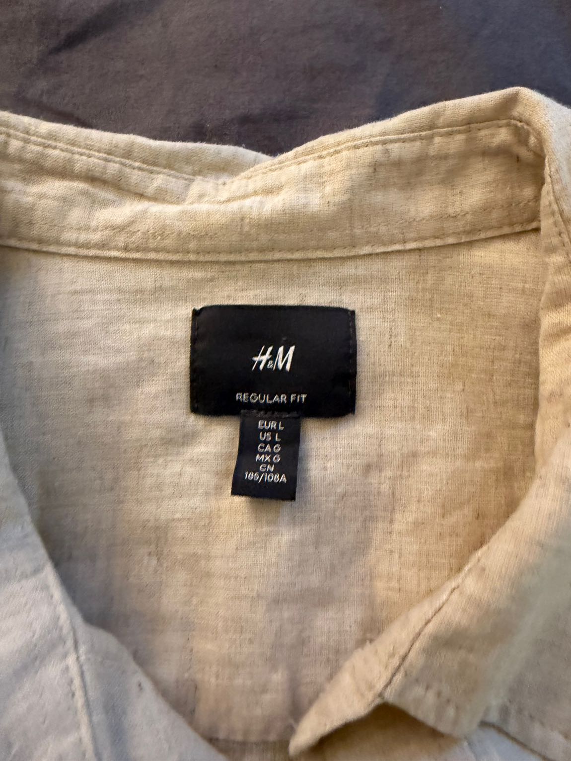 H&M Krem Gömlek — görsel 2/2