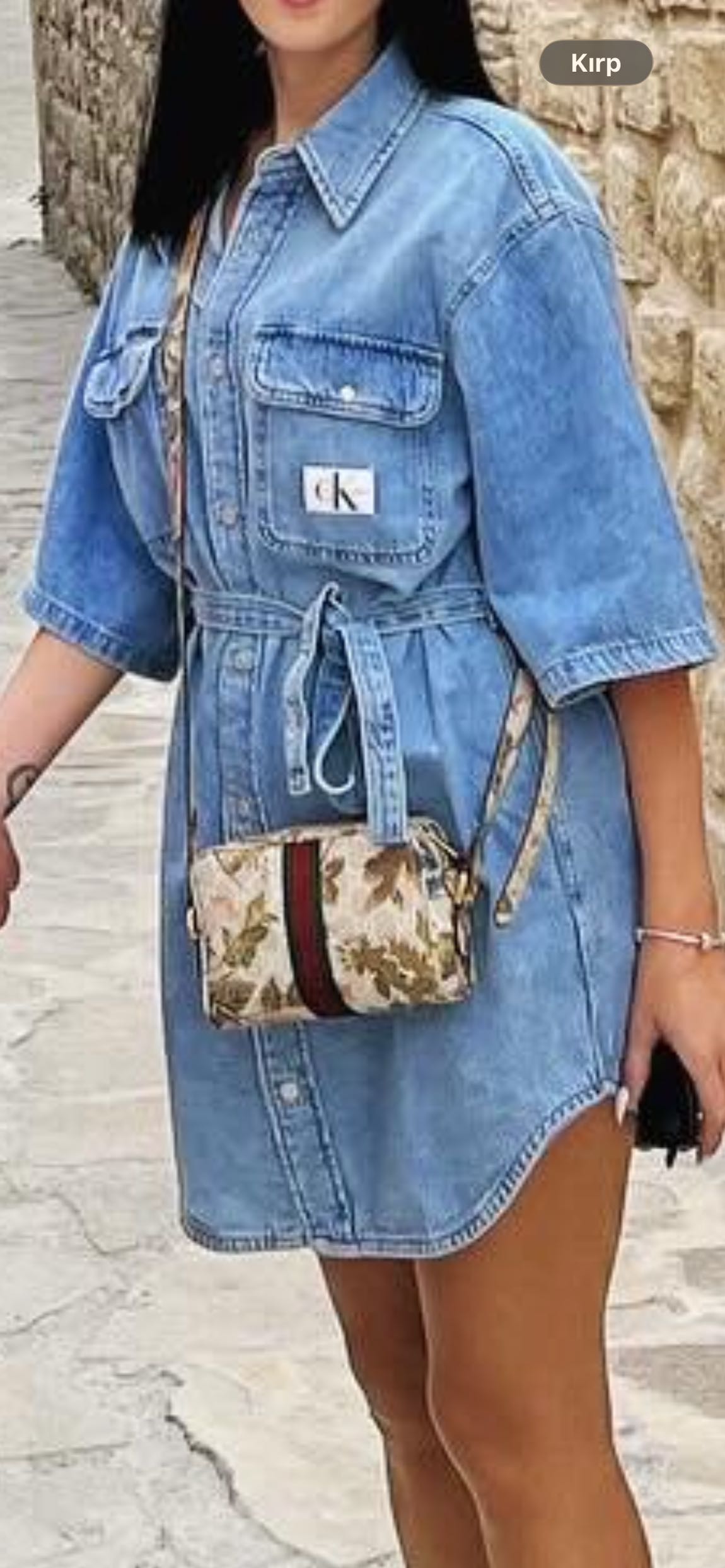 Mavi Denim Elbise — görsel 4/4
