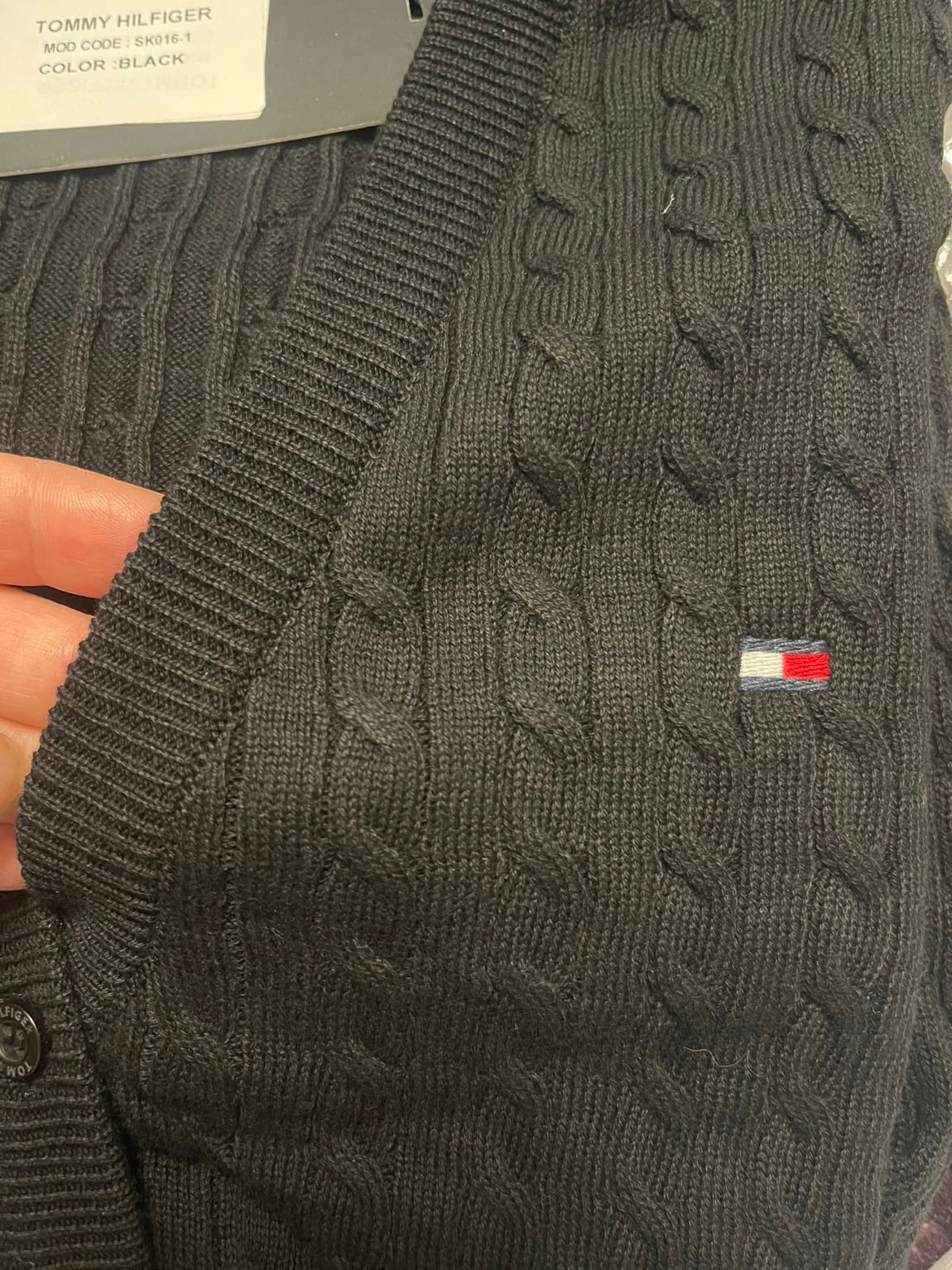 Tommy Hilfiger Siyah Hırka — görsel 5/5